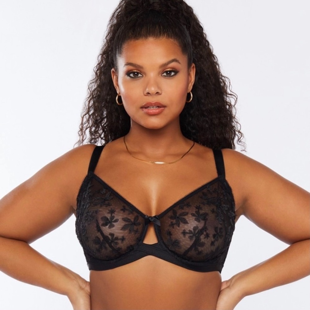 SAVAGE X FENTY Embroidered Floral Unlined Bra